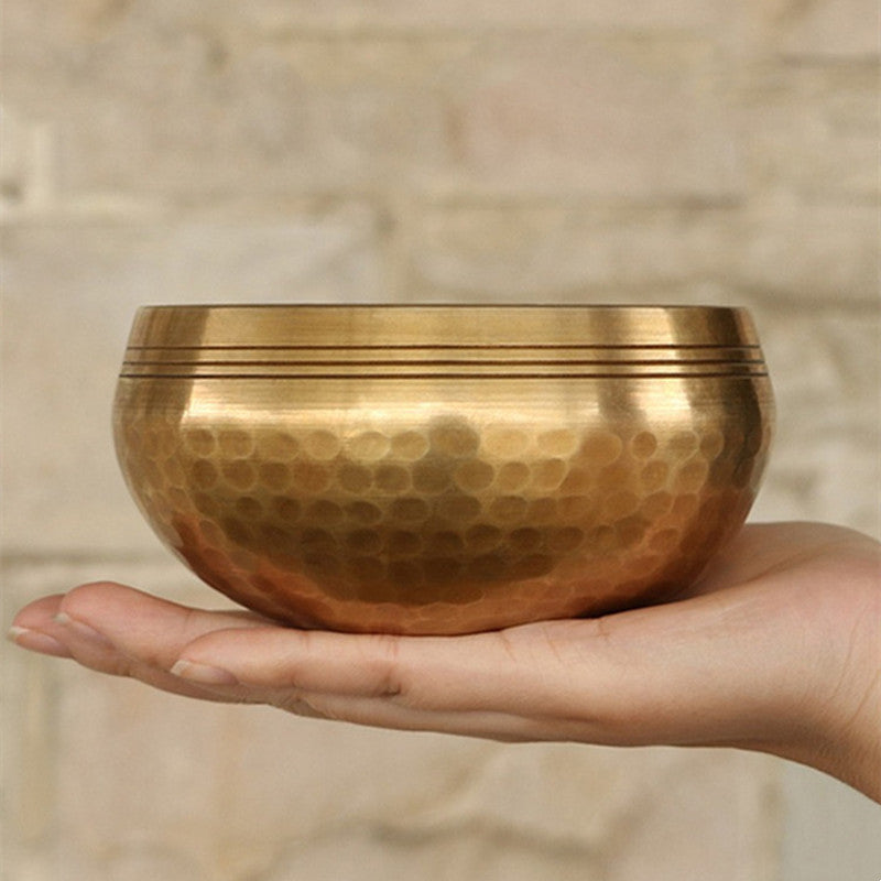 ASUREI Copper Singing Bowl with Wooden Mallet (4 Sizes)