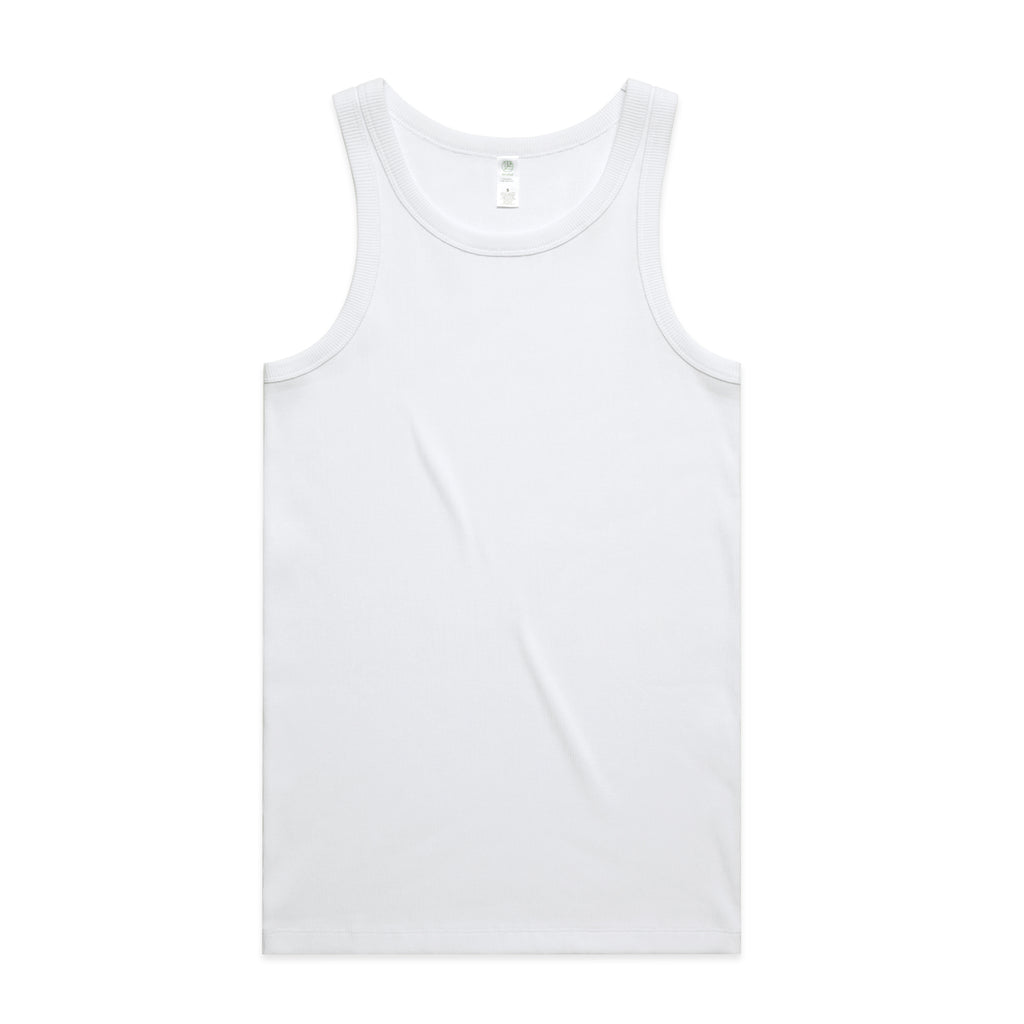 ASUREI Men Organic Rib Singlet