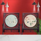 2-Sided Oriental Embroidery Art Display | 14 Unique Design Combinations