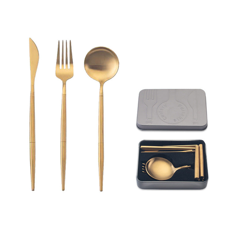 Portable Cutlery Set | Travel | (3-pc or 4pc)
