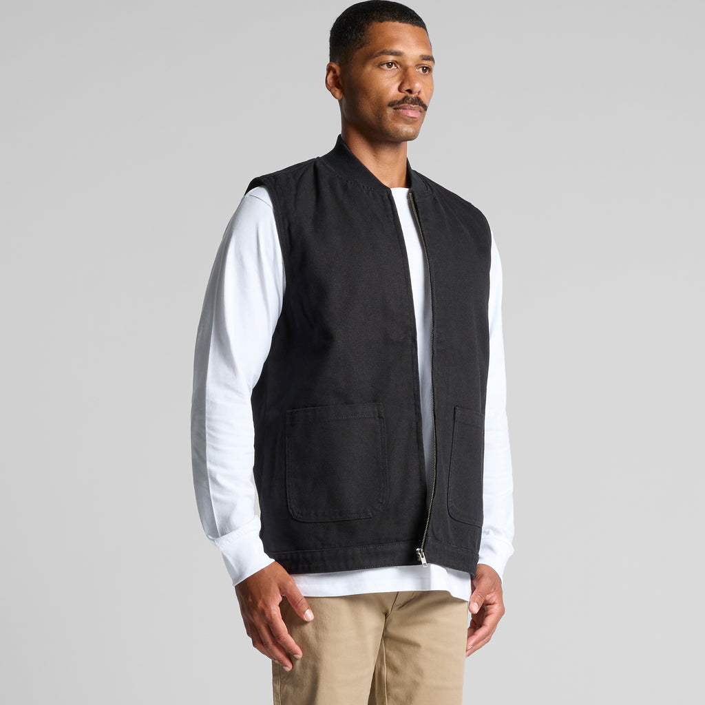 ASUREI Men Canvas Heavy Vest