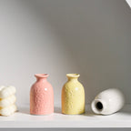 Mini Flower Petals Series | Glazed Porcelain Vase (5 Colours)