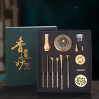 Exquisite Copper Incense Tools 12-Pieces Set