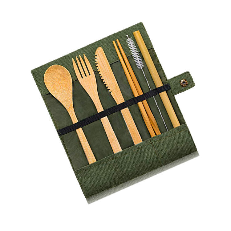 Reusable Bamboo Utensils Travel Set