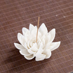 Porcelain White Lotus Incense Diffuser | 2 Sizes