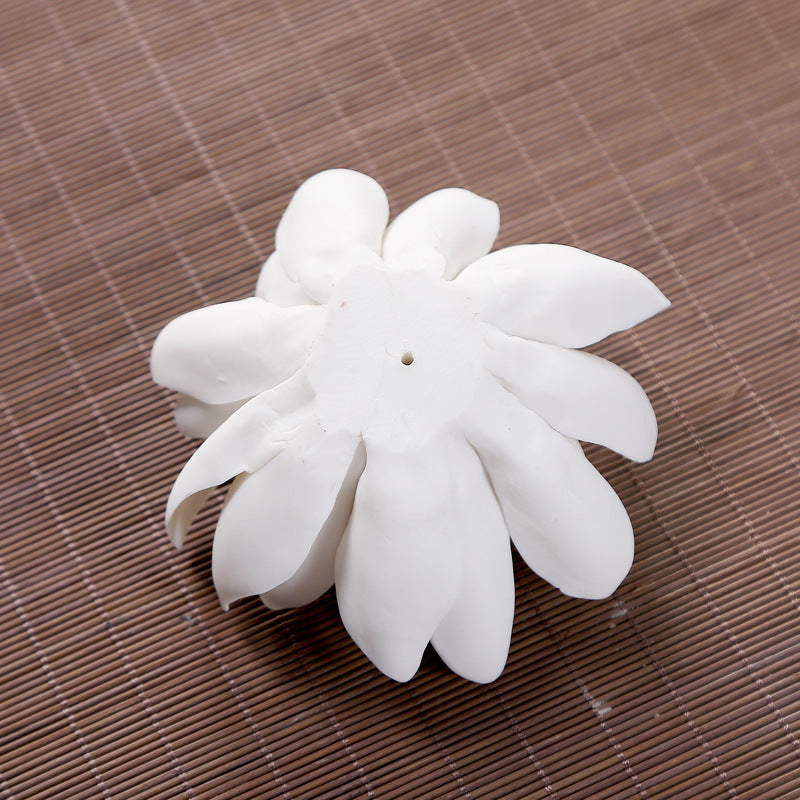 Porcelain White Lotus Incense Diffuser | 2 Sizes