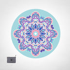 Ultra Thin Foldable Round Meditation Mat | 6 Designs
