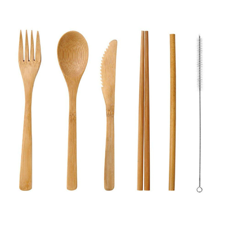 Reusable Bamboo Utensils Travel Set
