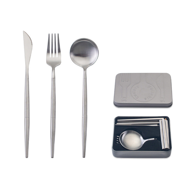Portable Cutlery Set | Travel | (3-pc or 4pc)
