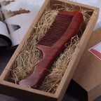 Classic Red Sandalwood Wooden Comb
