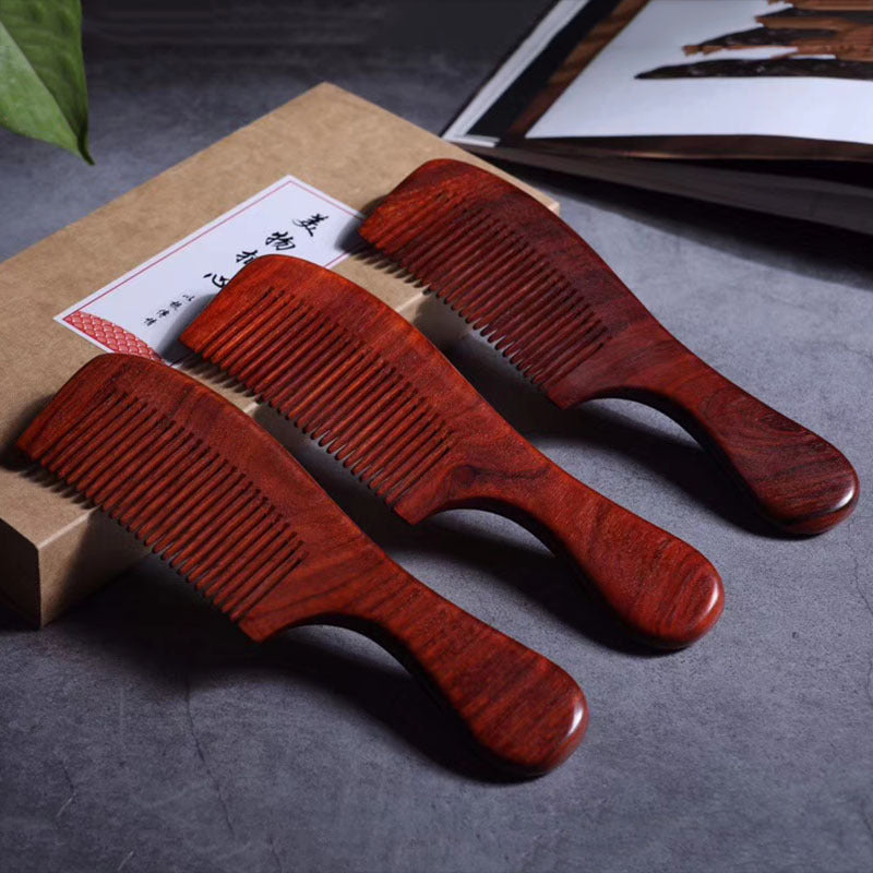 Classic Red Sandalwood Wooden Comb