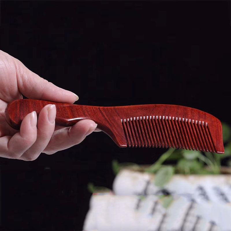 Classic Red Sandalwood Wooden Comb