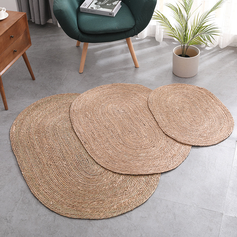 Hand-Woven Rattan Straw Mat – 2 Designs | 3 Sizes