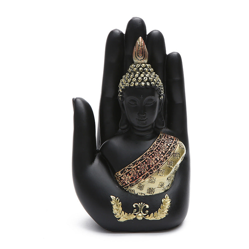 Thai Buddha in Palm Statue