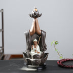 Buddha Overarching Palms Backflow Incense Diffuser