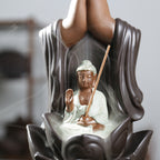 Buddha Overarching Palms Backflow Incense Diffuser