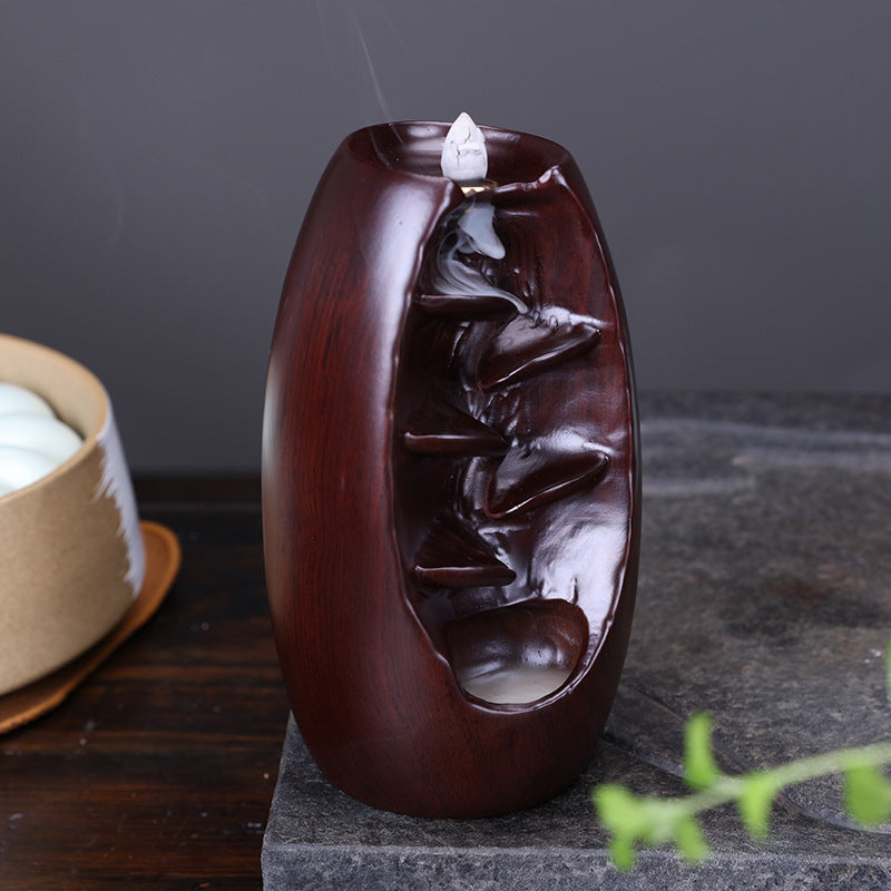 Premium Ebony Backflow Incense Diffuser