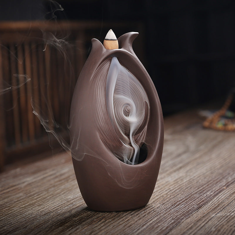 Circle of Life Backflow Incense Burner