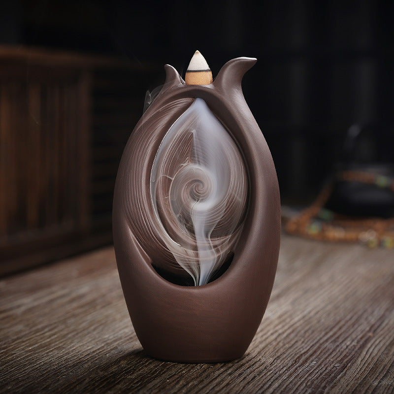 Circle of Life Backflow Incense Burner