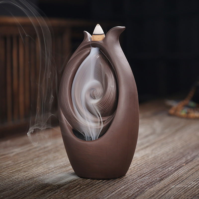 Circle of Life Backflow Incense Burner