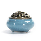 Celadon Kiln Ceramic Coil Incense Burner | 12 Colours