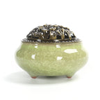 Celadon Kiln Ceramic Coil Incense Burner | 12 Colours