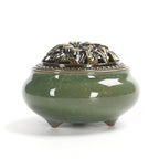 Celadon Kiln Ceramic Coil Incense Burner | 12 Colours