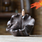 Bird in Lotus Backflow Incense Diffuser