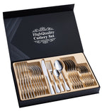 24-Piece Cutlery Gift Set | 5 Luxe Finishes