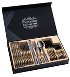 24-Piece Cutlery Gift Set | 5 Luxe Finishes
