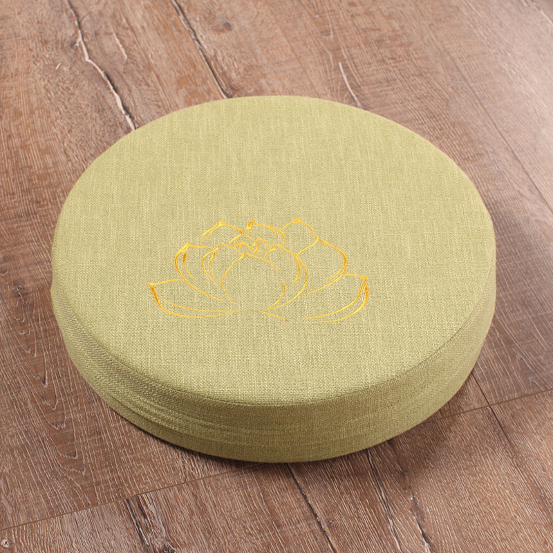 Embroidered Lotus Meditation Futon | 7 Colours