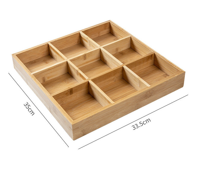 Organic Bamboo Food Display Tray | 5 Sizes