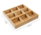 Organic Bamboo Food Display Tray | 5 Sizes