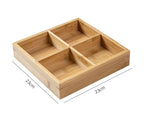 Organic Bamboo Food Display Tray | 5 Sizes