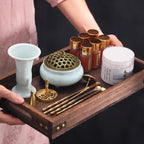 Celadon Brass Incense 15-Piece Kit