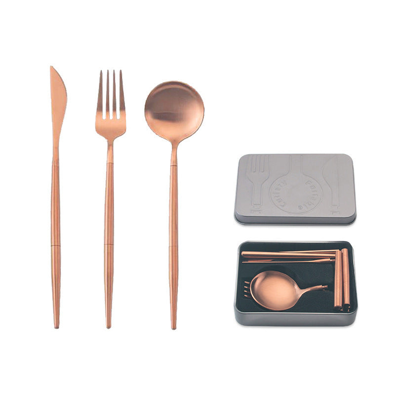 Portable Cutlery Set | Travel | (3-pc or 4pc)