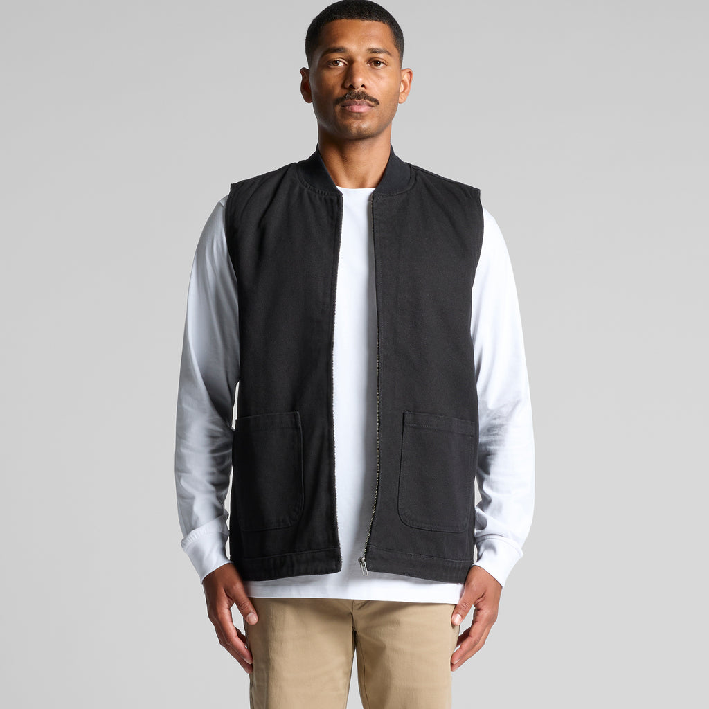 ASUREI Men Canvas Heavy Vest
