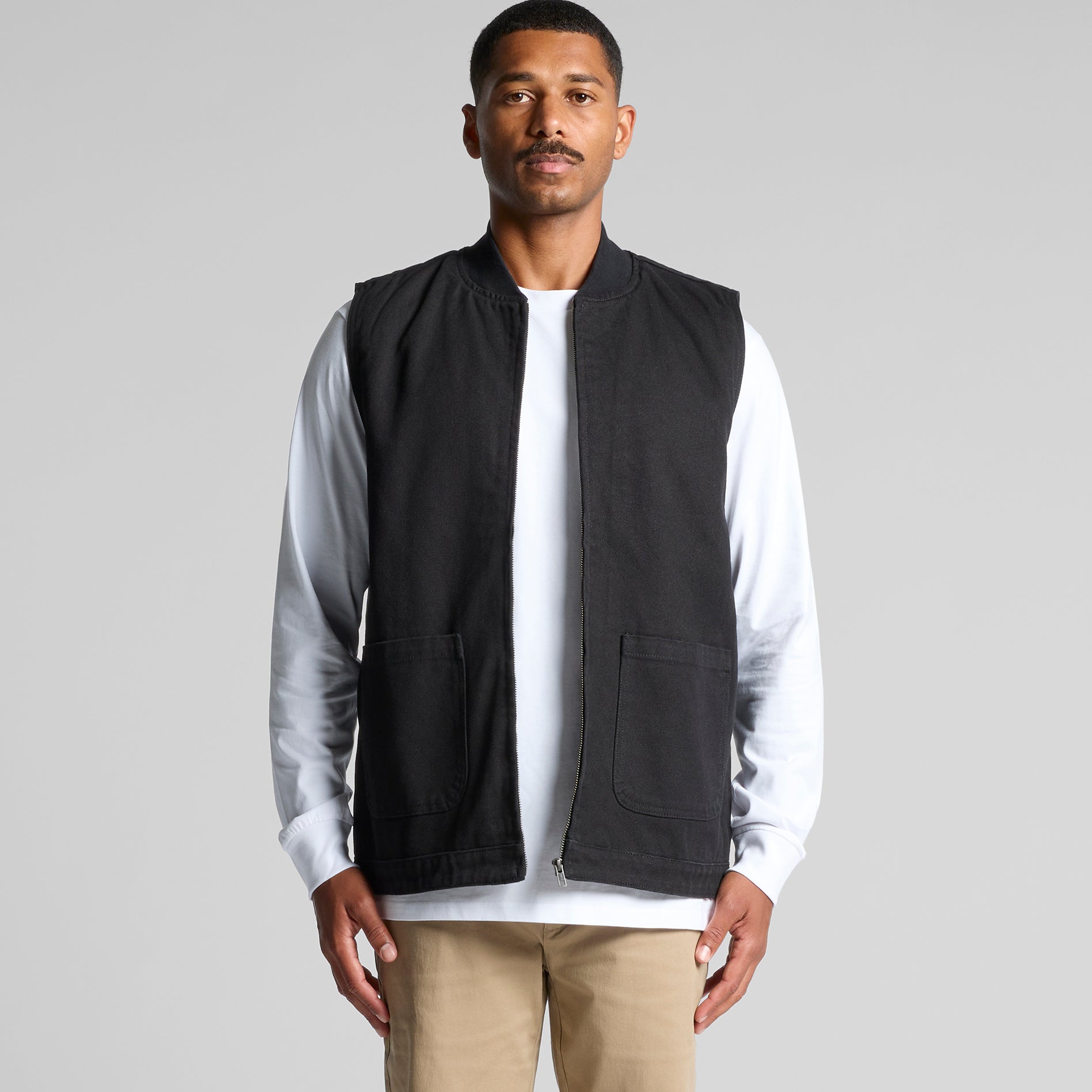 ASUREI Men Canvas Heavy Vest