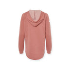 ASUREI Ladies Lightweight Wash Hooded Sweatshirt