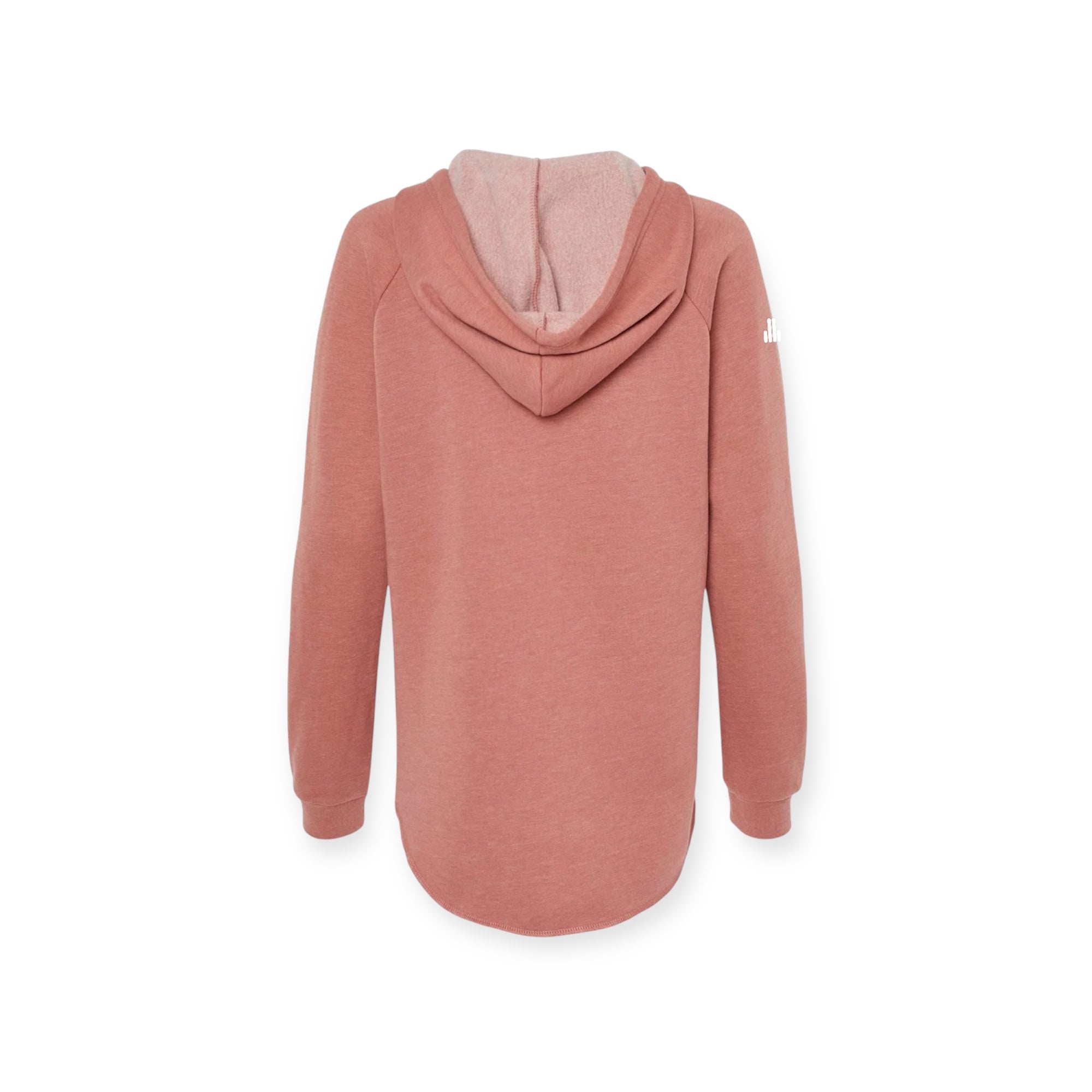 ASUREI Ladies Lightweight Wash Hooded Sweatshirt