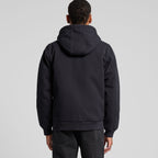 ASUREI Men Eco-Friendly Canvas Bomber Hood Jacket