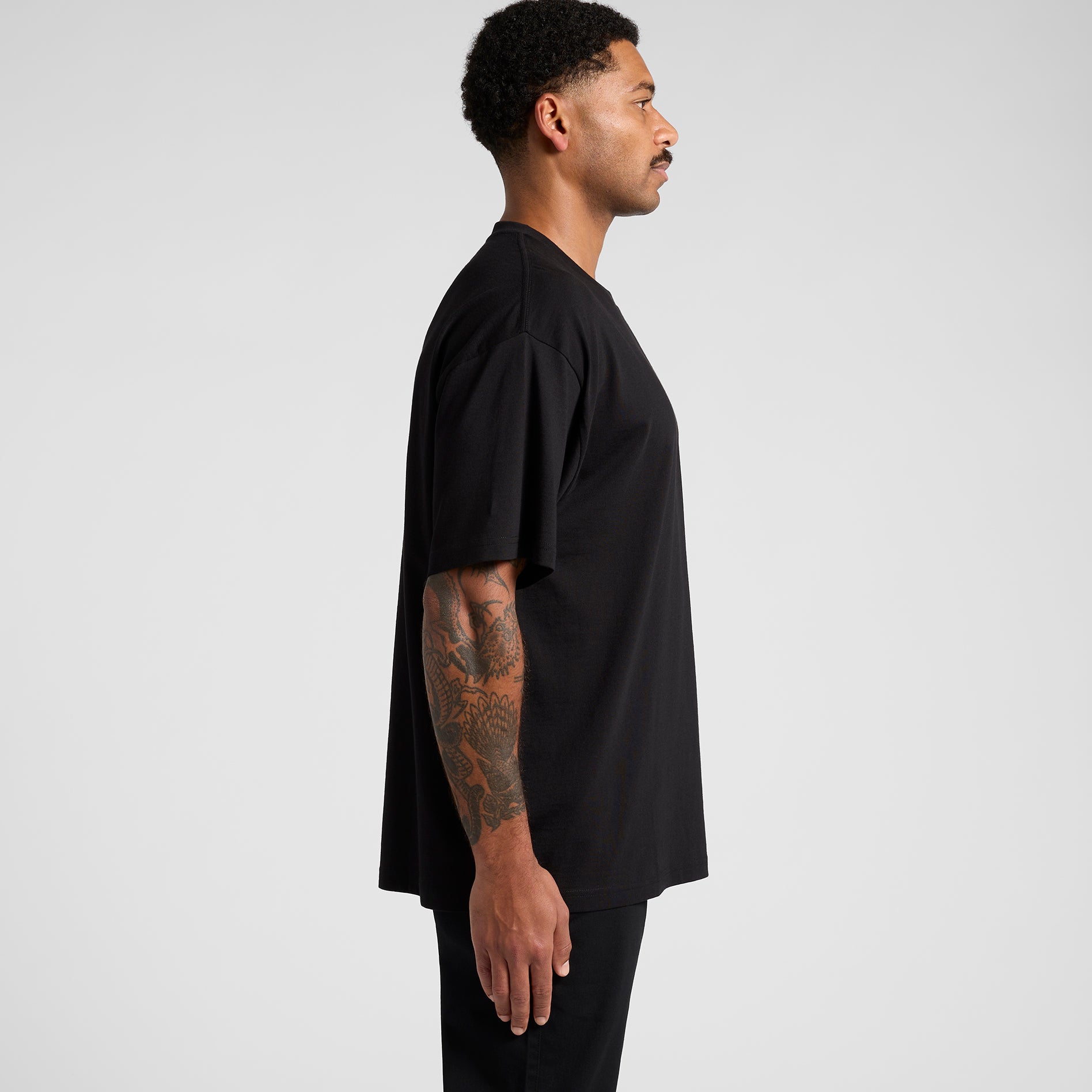ASUREI Men Premium Block Oversized Tee
