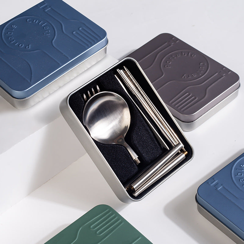 Portable Cutlery Set | Travel | (3-pc or 4pc)