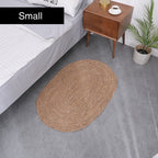 Hand-Woven Rattan Straw Mat – 2 Designs | 3 Sizes