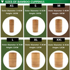 Carbonized Bamboo Cups