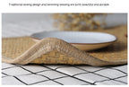 Hand-Woven Straw Tea Mat | 2 Colours