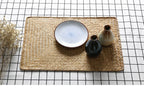 Hand-Woven Straw Tea Mat | 2 Colours