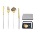 Portable Cutlery Set | Travel | (3-pc or 4pc)