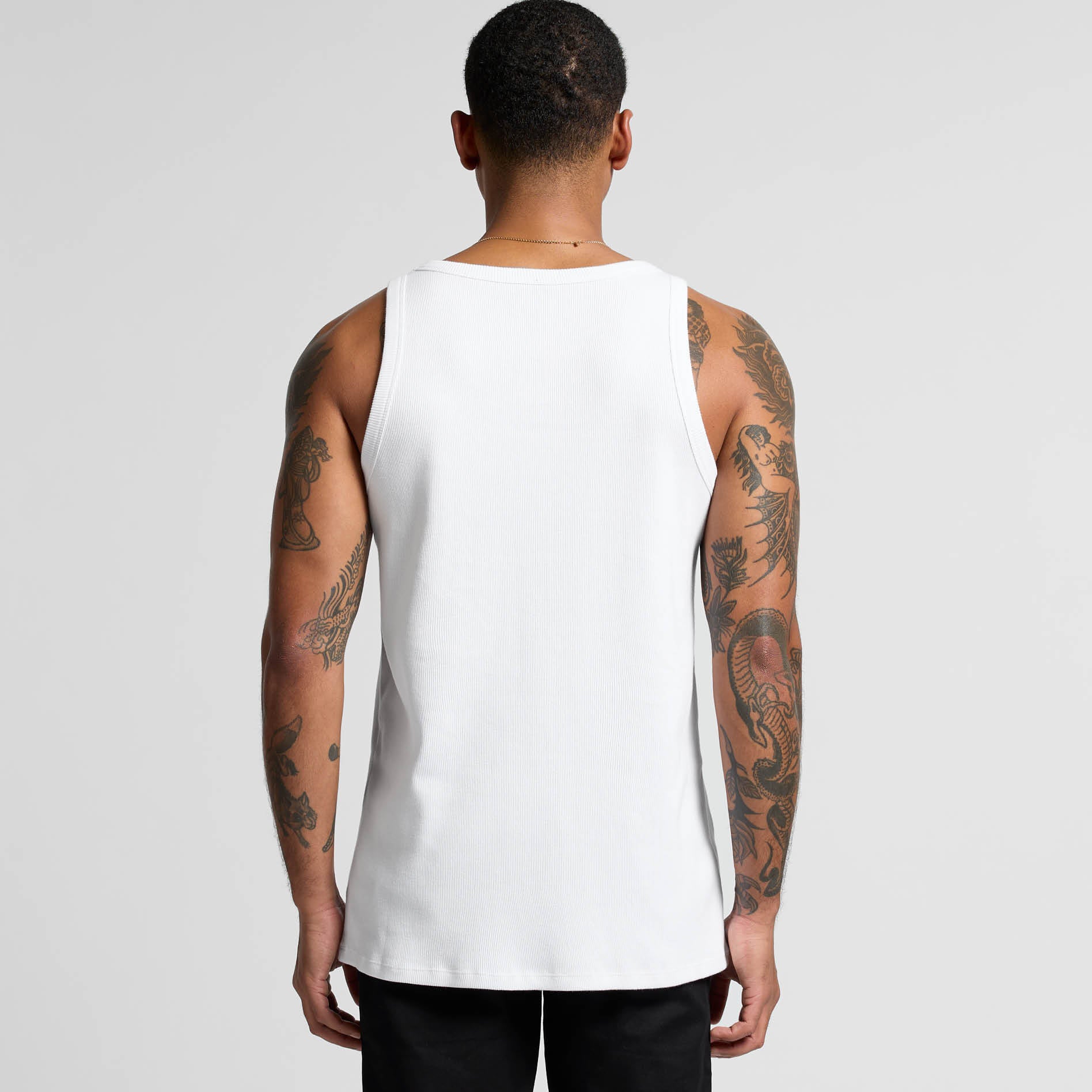 ASUREI Men Organic Rib Singlet