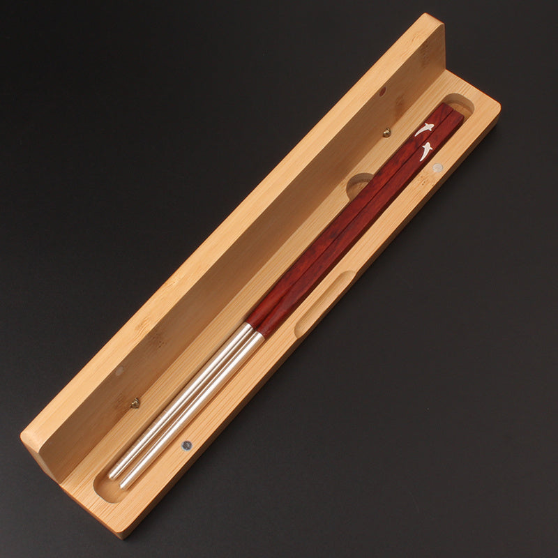 Pure Silver Chopsticks Gift Set | 16 Styles